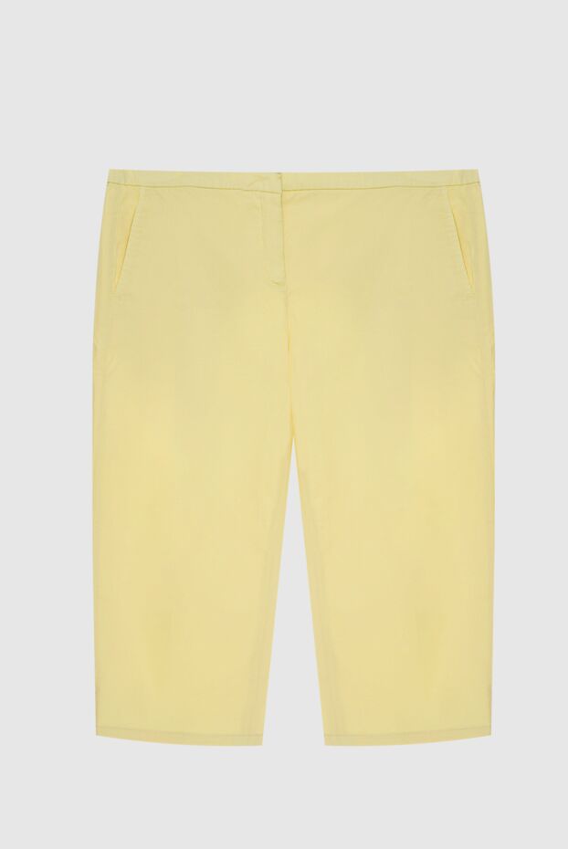 Jacob Cohen woman yellow cotton shorts for women buy with prices and photos 158364 - photo 1