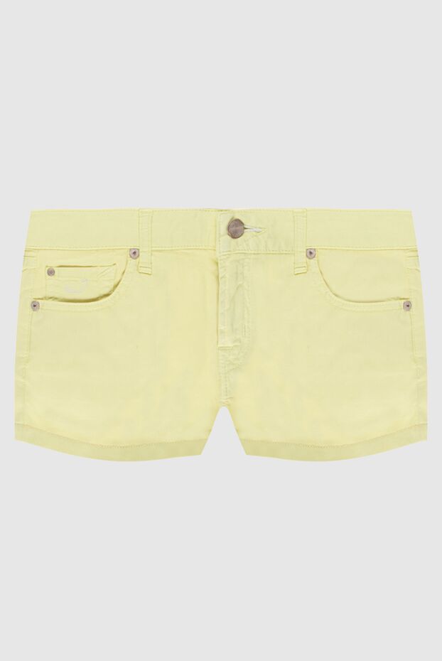 Jacob Cohen woman yellow cotton shorts for women buy with prices and photos 158365 - photo 1