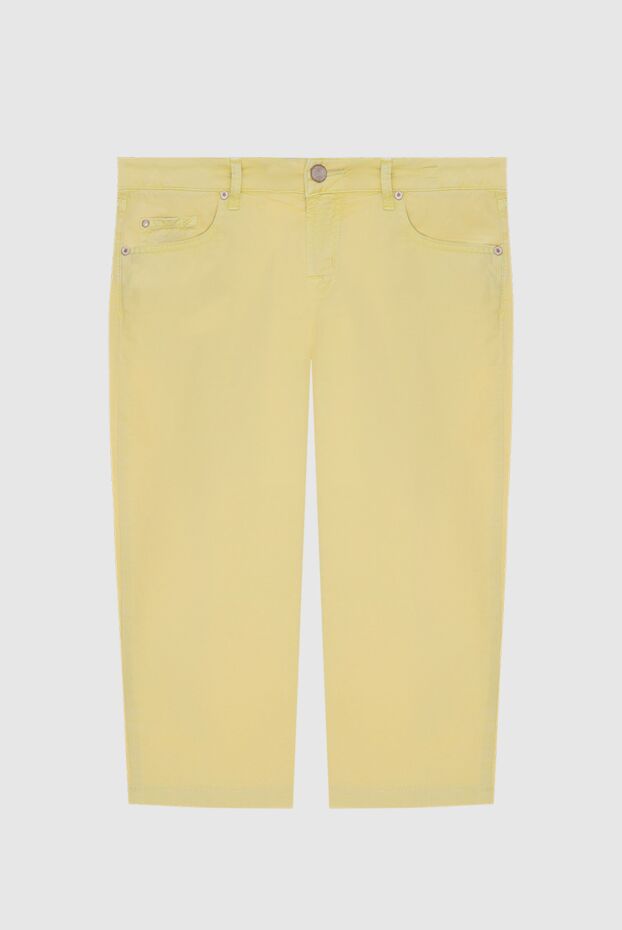 Jacob Cohen woman yellow cotton shorts for women buy with prices and photos 158366 - photo 1