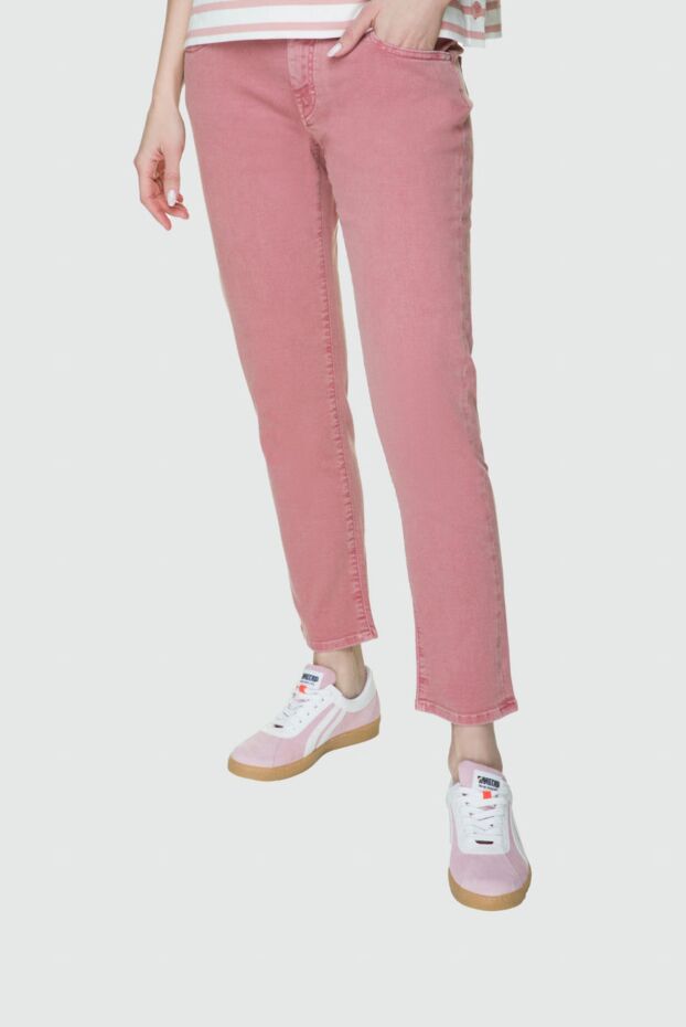 Jacob Cohen burgundy jeans for women 158372 - photo 3