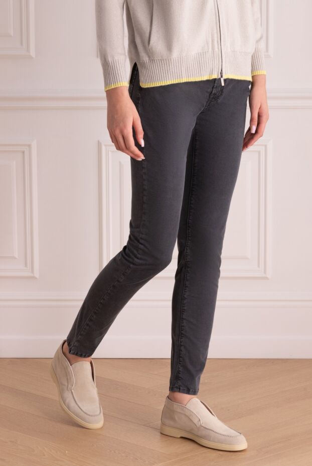 Jacob Cohen skinny jeans in black stretch denim 158376 - photo 3