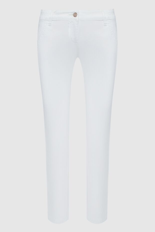 Jacob Cohen woman white cotton jeans for women buy with prices and photos 158398 - photo 1