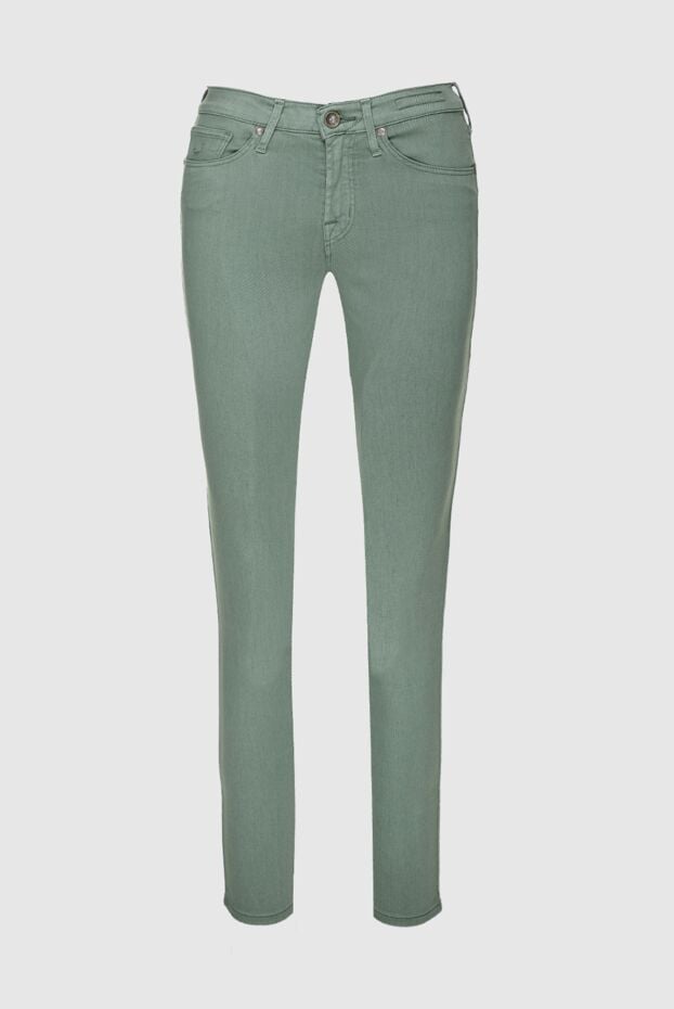 Jacob Cohen women's skinny jeans green cropped 158400 - photo 1