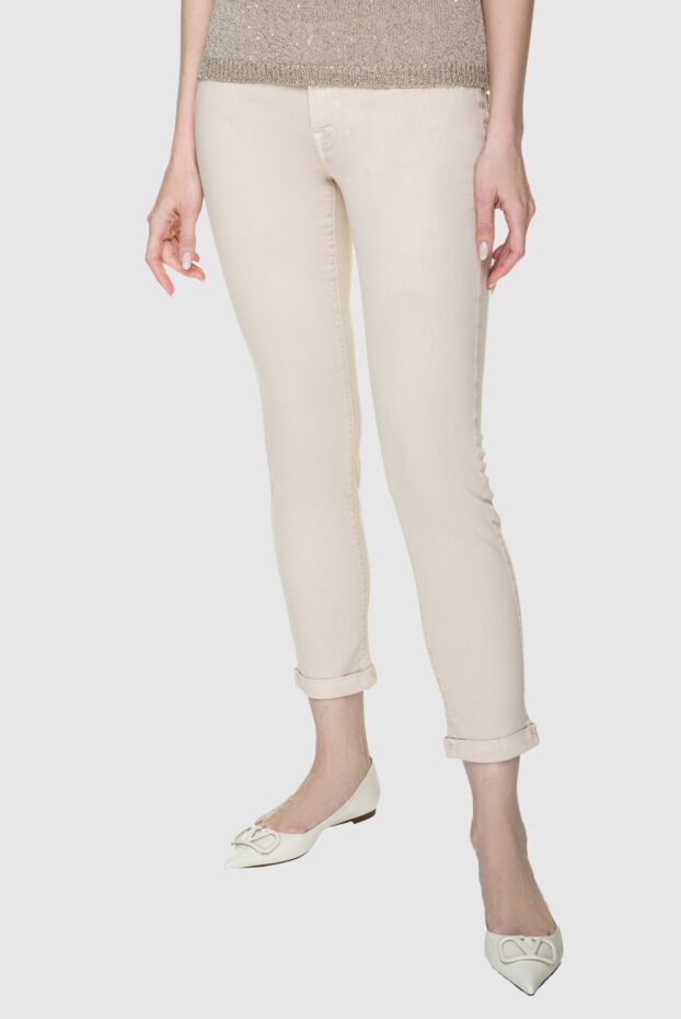 Jacob Cohen women's beige cropped jeans 158407 - photo 3