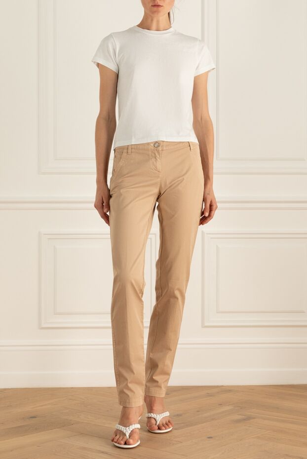 Jacob Cohen woman beige cotton jeans for women buy with prices and photos 158409 - photo 2