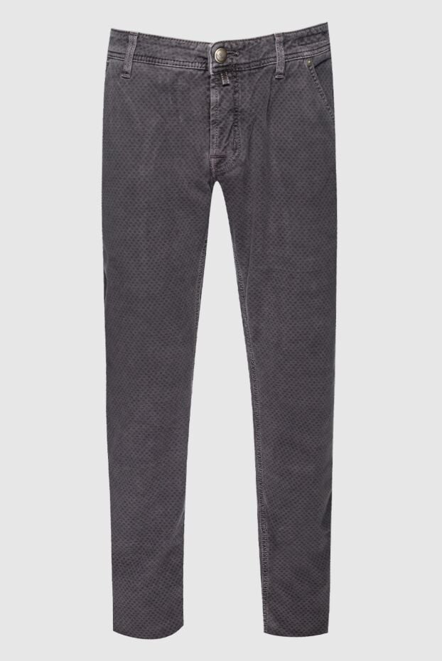 Jacob Cohen grey-brown jeans with a micro pattern all over 158436 - photo 1