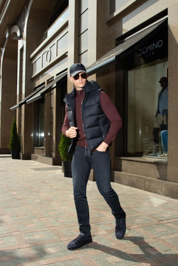 Jacob Cohen cotton and modal jeans in dark grey 158448 - photo 2