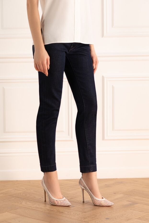 Jacob Cohen women's straight fit jeans made of italian cotton with elastane 158454 - photo 3