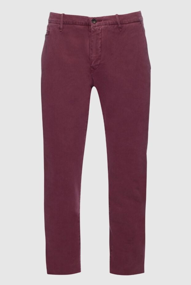 Jacob Cohen rich wine-colored cotton and modal jeans for men 158492 - photo 1