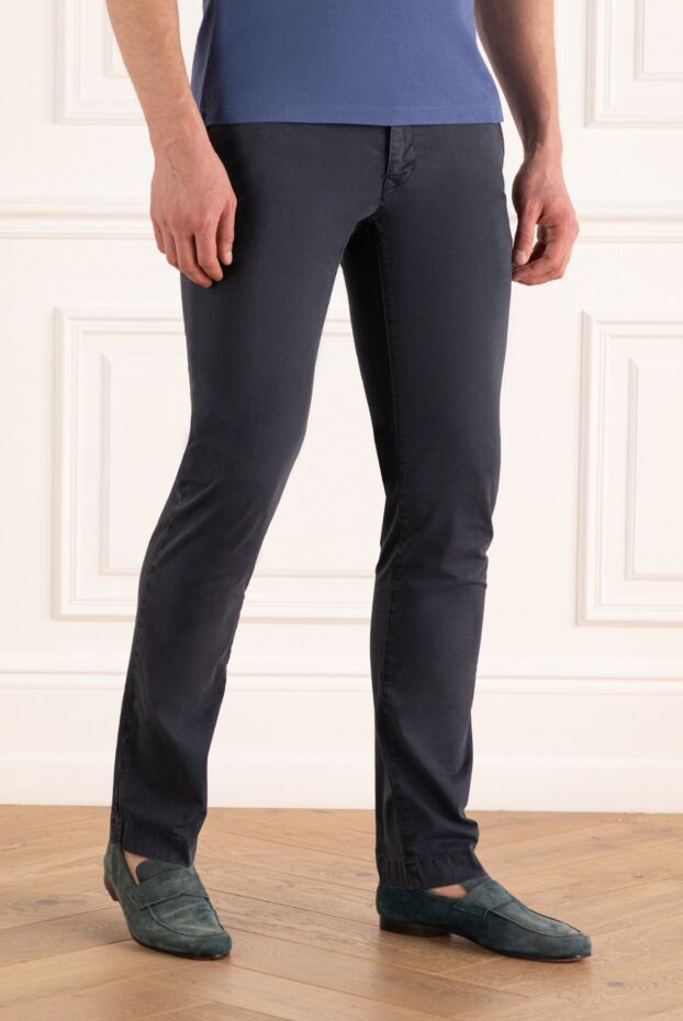 Jacob Cohen men's jeans in deep blue for casual style 158500 - photo 3