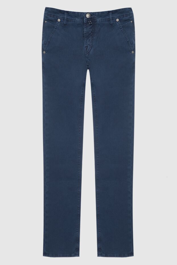 Jacob Cohen мужские джинсы из хлопка синие мужские купить с ценами и фото 158504 - фото 1