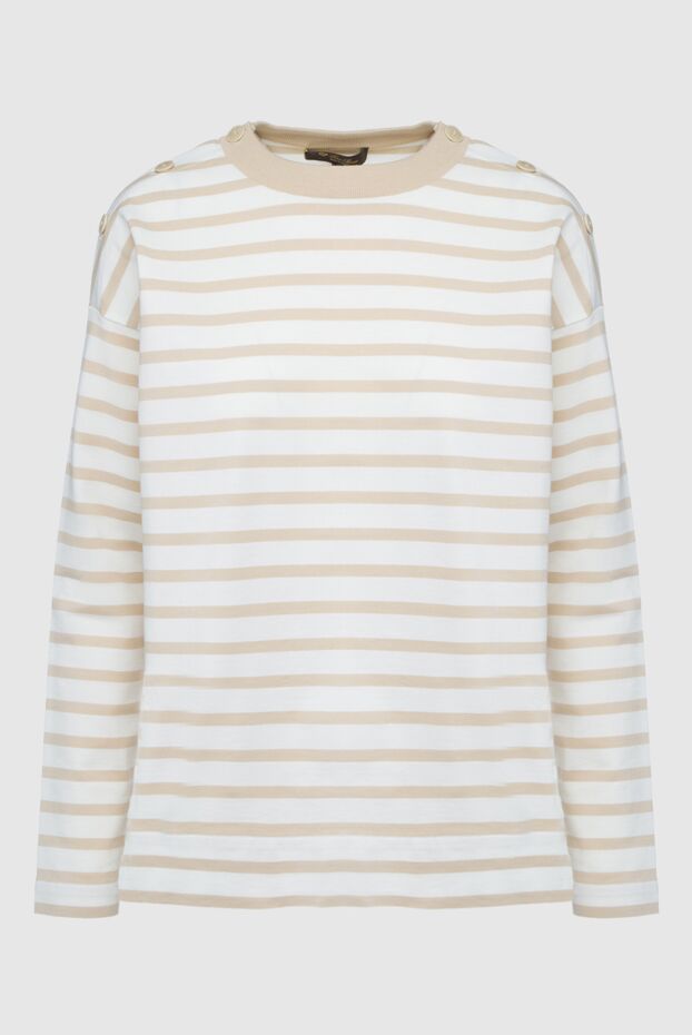 Loro Piana woman white cotton jumper for women buy with prices and photos 158545 - photo 1