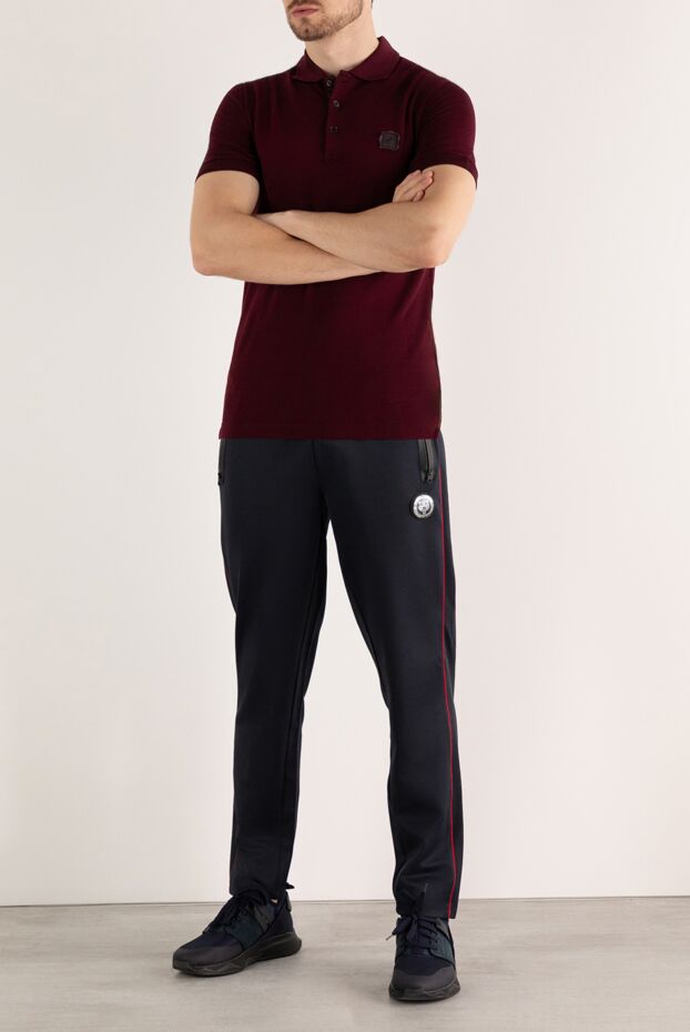 Dolce & Gabbana man cotton and polyester polo burgundy for men buy with prices and photos 158557 - photo 2