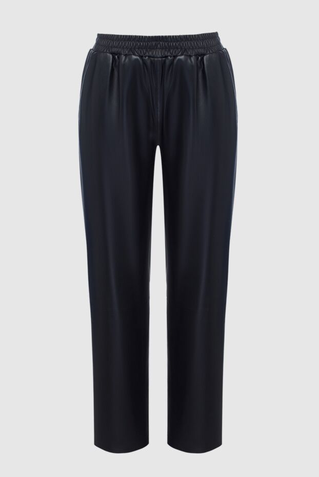 Fleur de Paris woman black leather trousers for women buy with prices and photos 158571 - photo 1