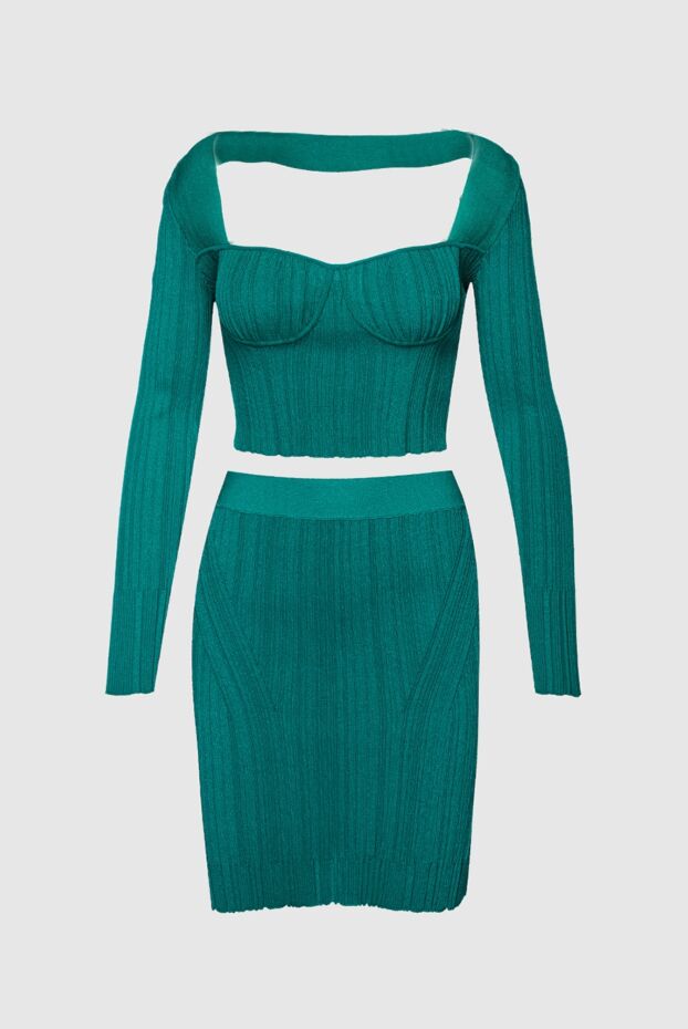 Herve Leger woman green women's suit with skirt made of polyamide and viscose buy with prices and photos 158580 - photo 1