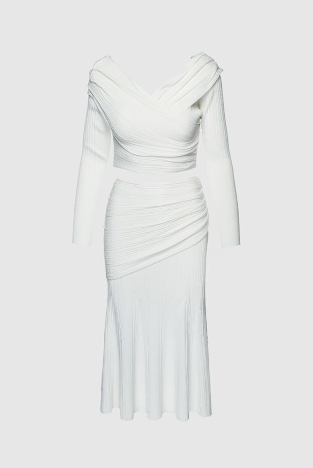 Herve Leger woman white women's suit with skirt made of viscose and polyester buy with prices and photos 158581 - photo 1