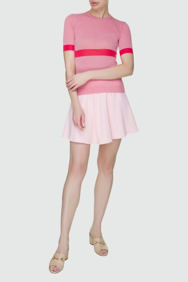 Ermanno Scervino woman pink cotton and polyamide blouse for women buy with prices and photos 158701 - photo 2