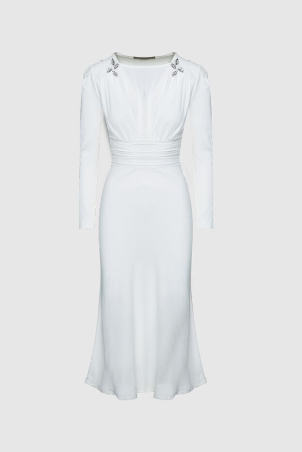 Ermanno Scervino woman white acetate and viscose dress for women buy with prices and photos 158715 - photo 1