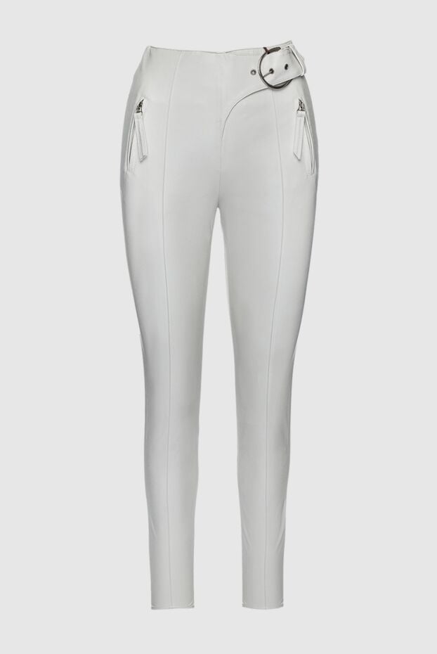 Ermanno Scervino women's pants with buckles white 158729 - photo 1