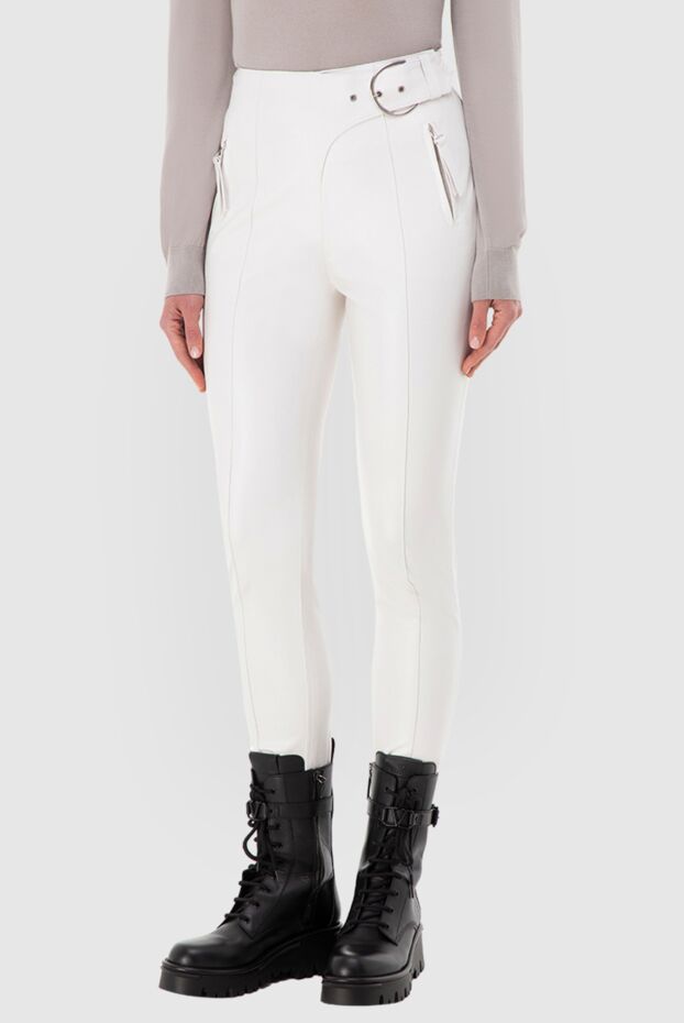 Ermanno Scervino women's pants with buckles white 158729 - photo 3