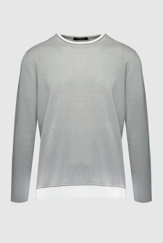 Stefano Ricci beige cotton and silk jumper for men 158793 - photo 1