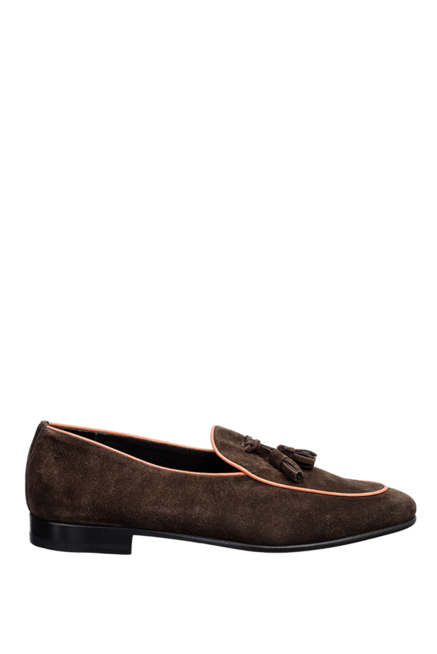Pellettieri di Parma man brown suede loafers for men buy with prices and photos 158950 - photo 1