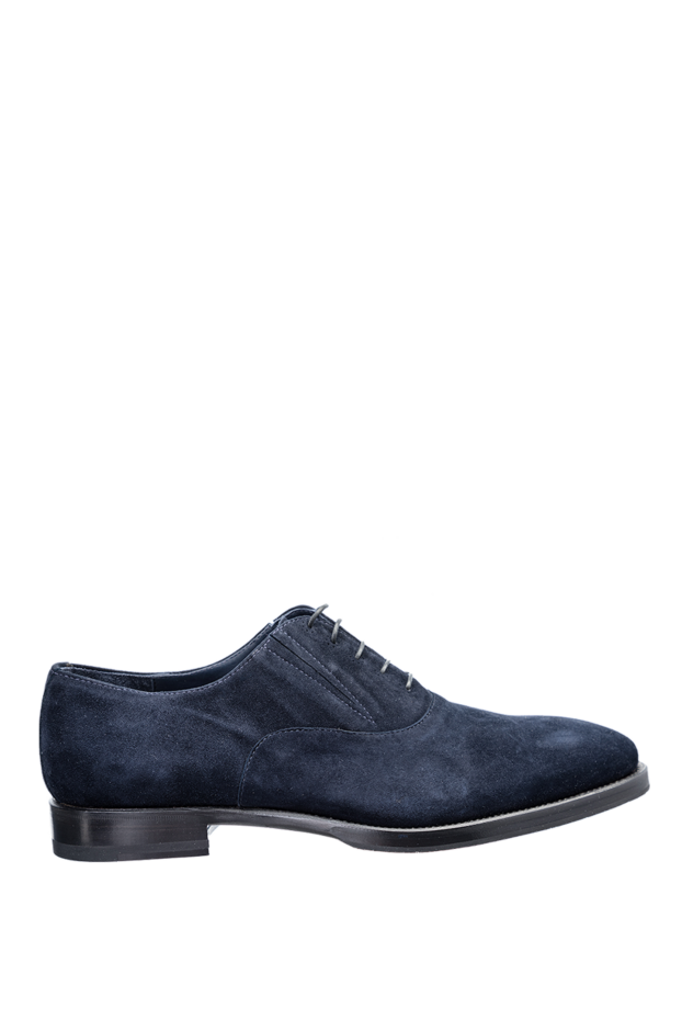Pellettieri di Parma man blue suede men's shoes buy with prices and photos 158969 - photo 1