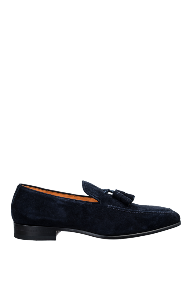 Pellettieri di Parma man blue suede loafers for men buy with prices and photos 158970 - photo 1