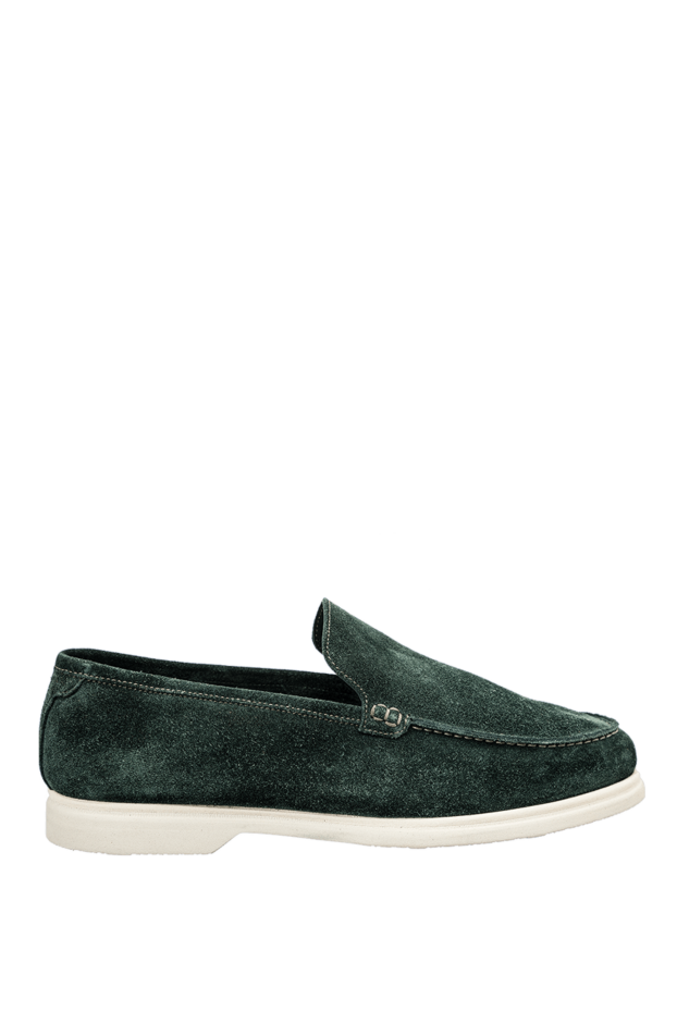 Pellettieri di Parma man green suede loafers for men buy with prices and photos 158977 - photo 1
