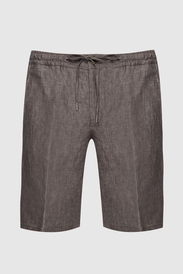 Cesare di Napoli man brown linen shorts for men buy with prices and photos 159003 - photo 1
