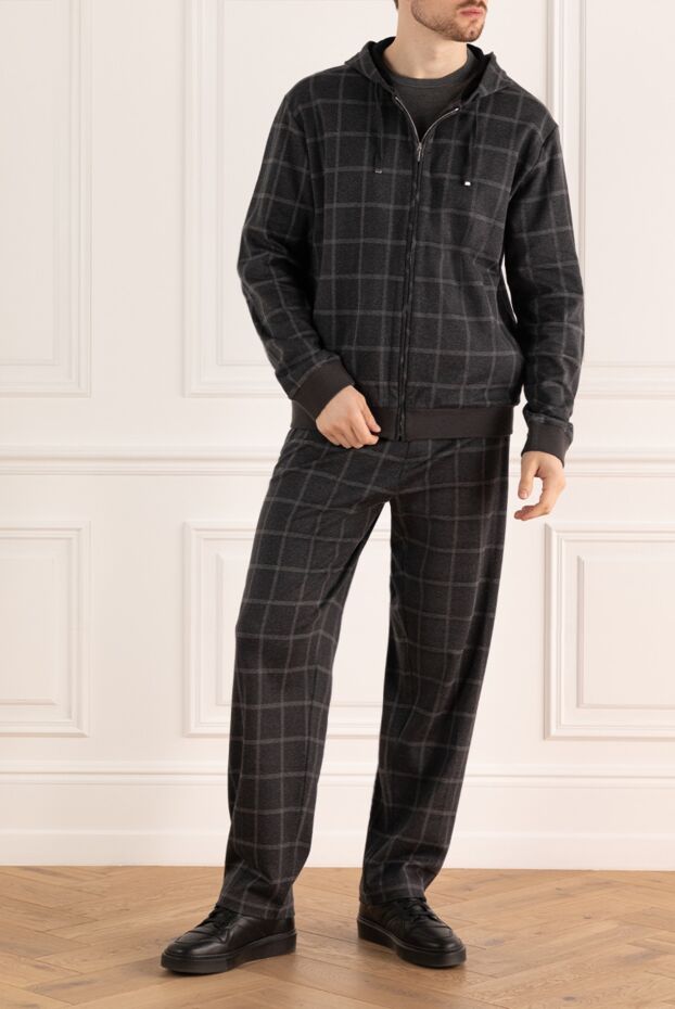 Cesare di Napoli man gray men's cotton sports suit buy with prices and photos 159028 - photo 2