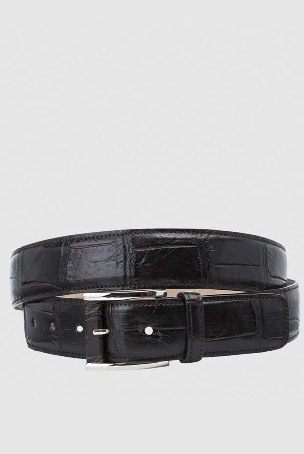 Tardini man brown crocodile leather belt for men buy with prices and photos 159105 - photo 1