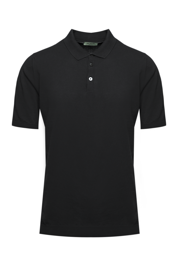 Dalmine men's basic black polo shirt (markdown) 196502 - photo 1