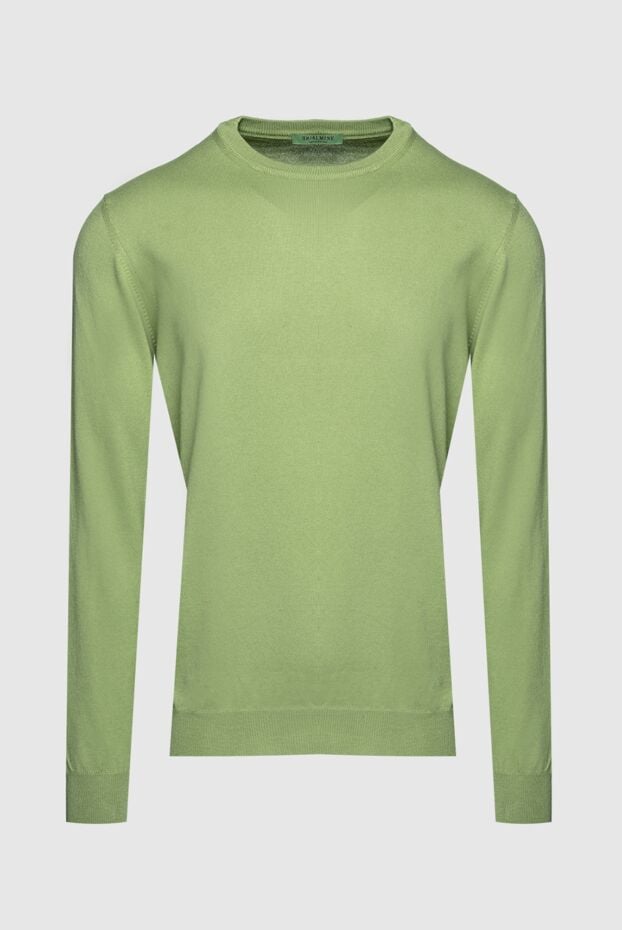 Dalmine green cotton jumper with a simple design and a round neckline (markdown) 195791 - photo 1