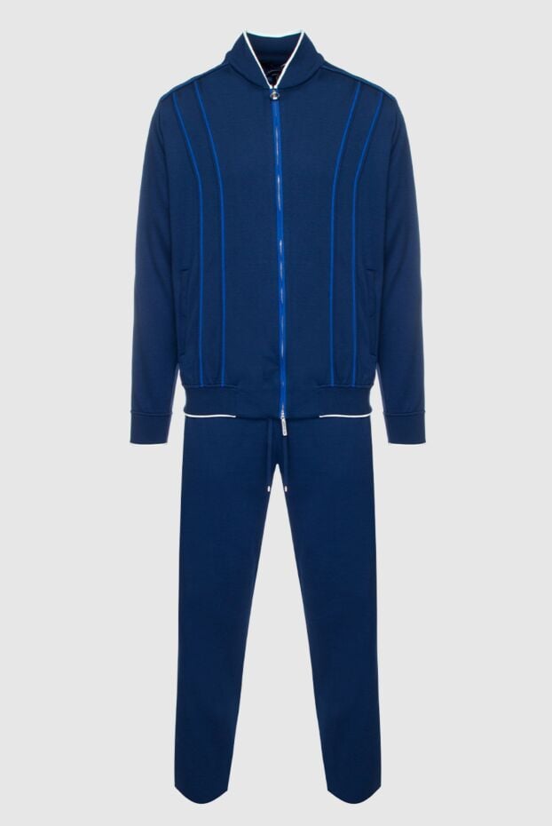 Stefano Ricci sports suit for men made of cotton, silk and polyamide blue 159244 - photo 1