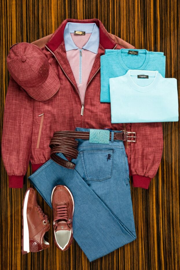 Stefano Ricci red silk jacket for men 159247 - photo 2
