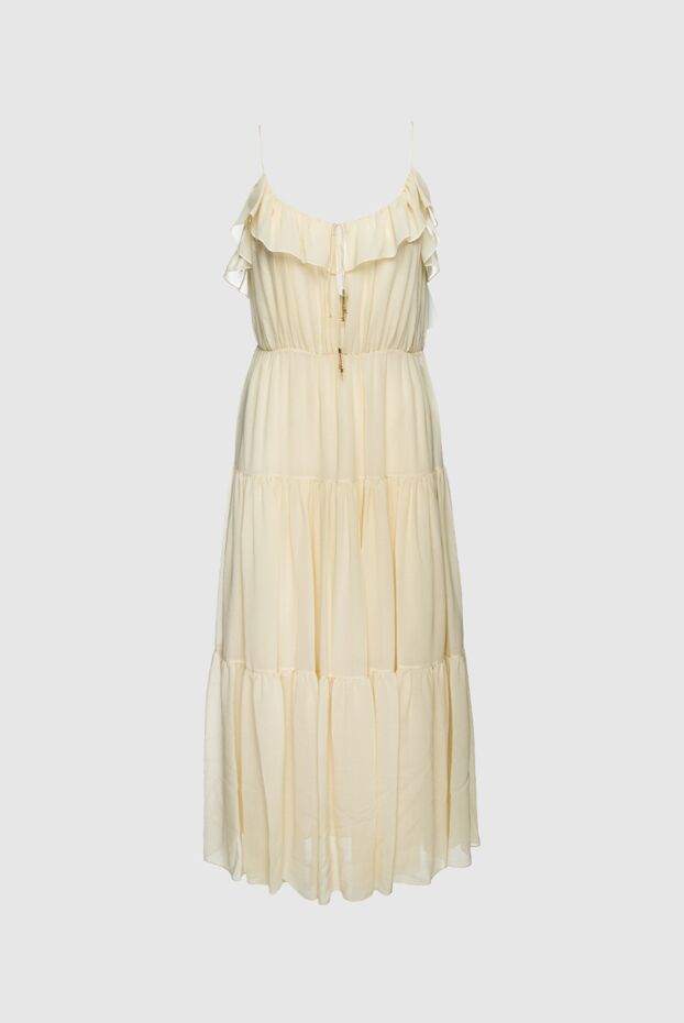 Celine жіночі сукня з шовку жовта купити фото з цінами 159261 - фото 1