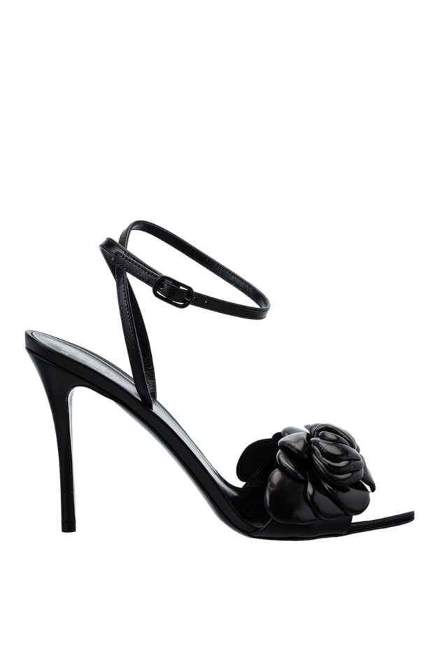 Valentino woman black leather sandals for women buy with prices and photos 159267 - photo 1