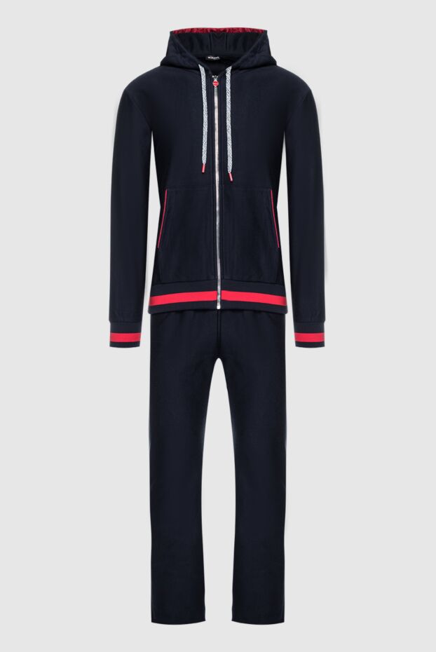 Kiton man men's cotton sports suit, blue buy with prices and photos 159339 - photo 1