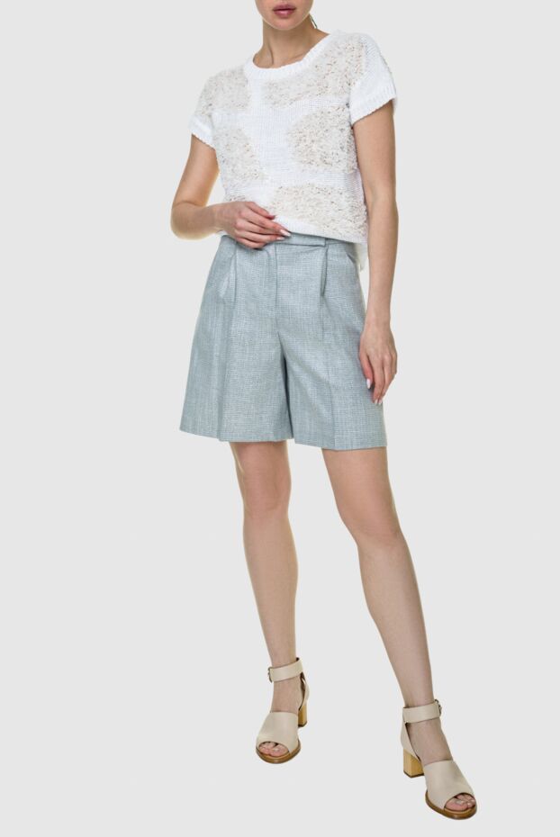 Rocco Ragni woman gray shorts for women buy with prices and photos 159355 - photo 2