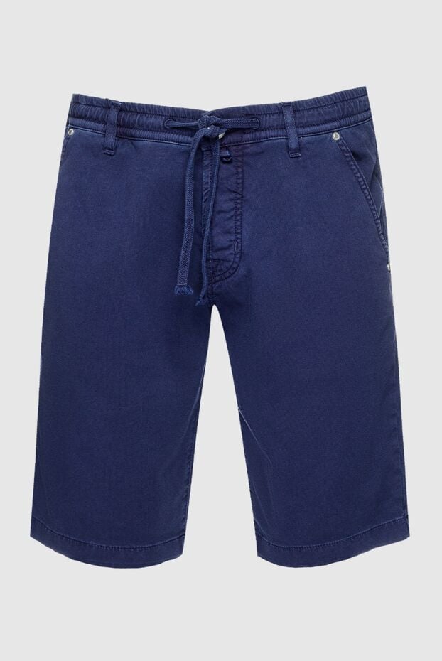 Jacob Cohen men's plain shorts with elastic waistband and ties 159362 - photo 1