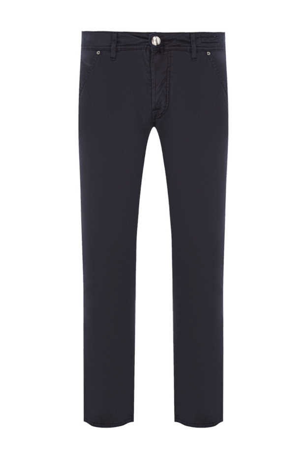 Jacob Cohen men's cotton jeans with slanted pockets in blue tone with a classic fit 159372 - photo 1
