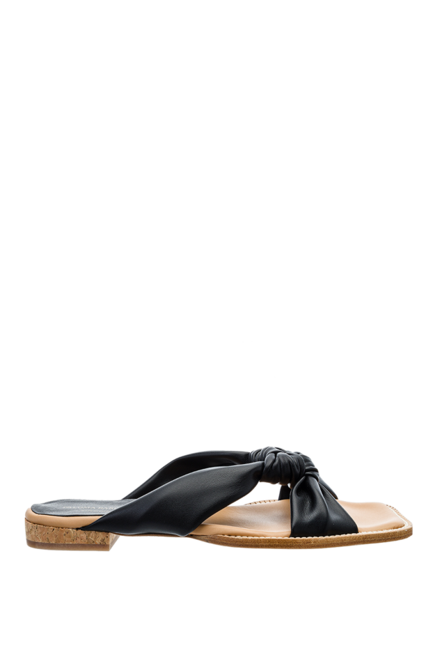 Paloma Barcelo woman black leather flip-flops for women buy with prices and photos 159377 - photo 1