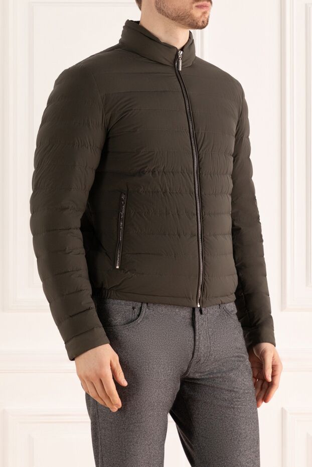 Moorer men's quilted down jacket with stand-up collar and water-repellent surface 159419 - photo 3