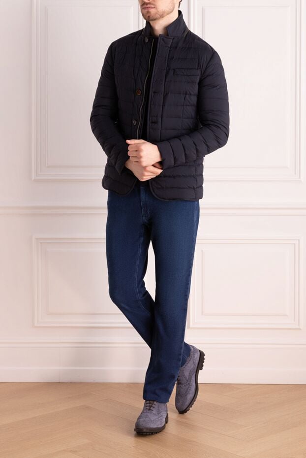 Moorer lightweight quilted down jacket with stand-up collar and straight silhouette 159425 - photo 2