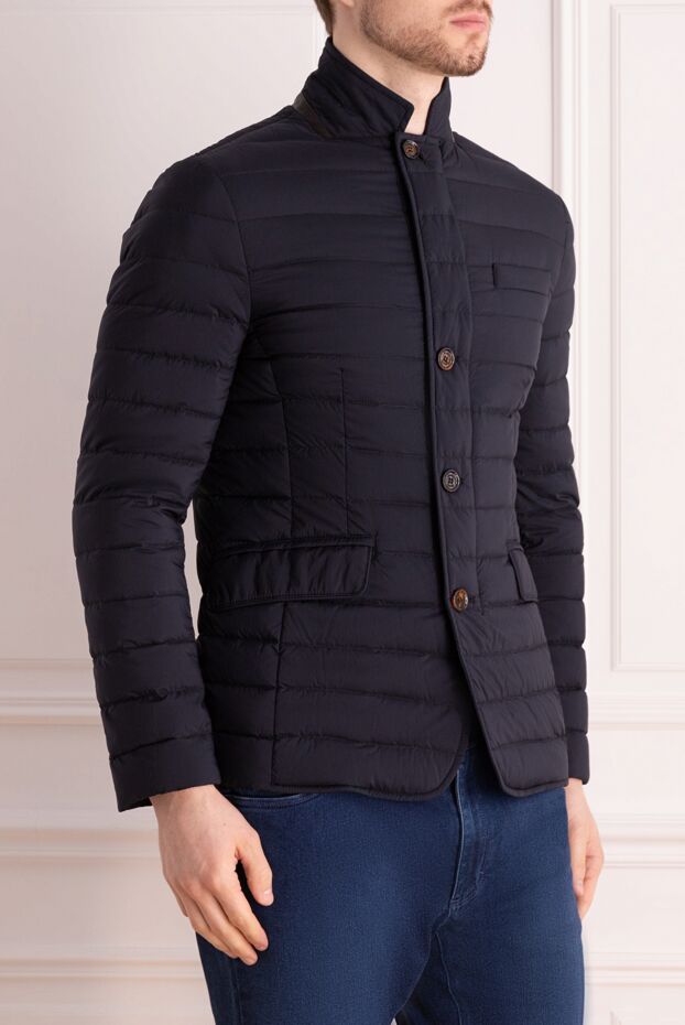 Moorer lightweight quilted down jacket with stand-up collar and straight silhouette 159425 - photo 3