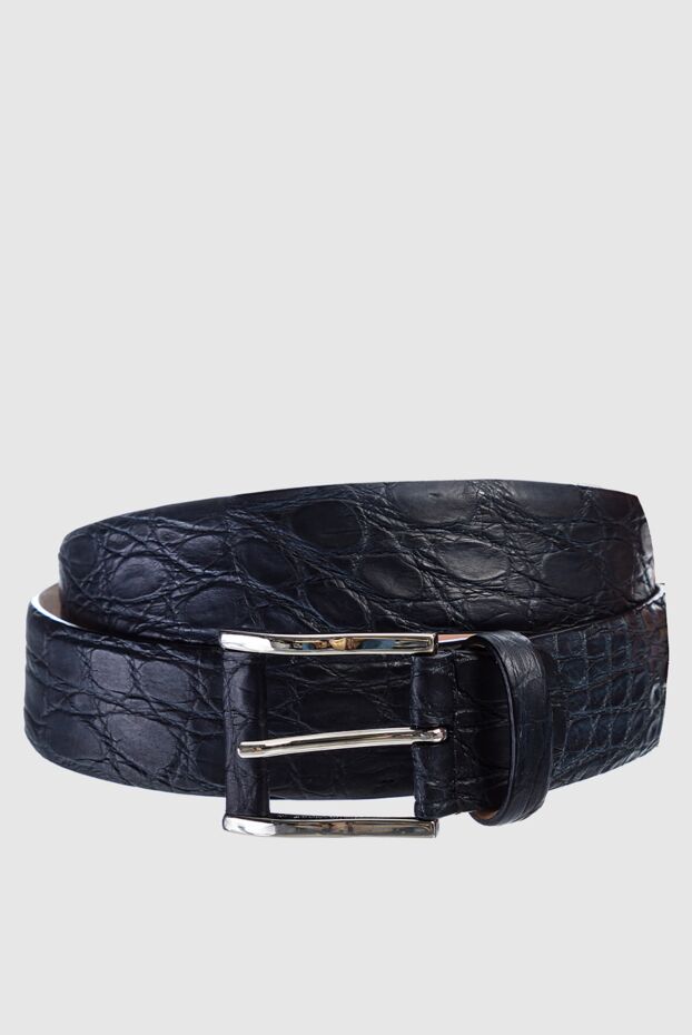 Cesare di Napoli man gray crocodile leather belt for men buy with prices and photos 159486 - photo 1