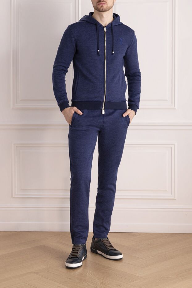 Billionaire man men's wool sports suit, blue buy with prices and photos 159548 - photo 2