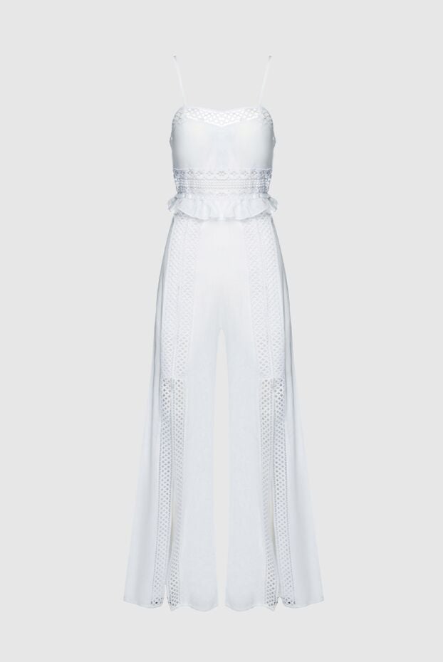 Charo Ruiz white cotton and polyester jumpsuit for women 159554 - photo 1