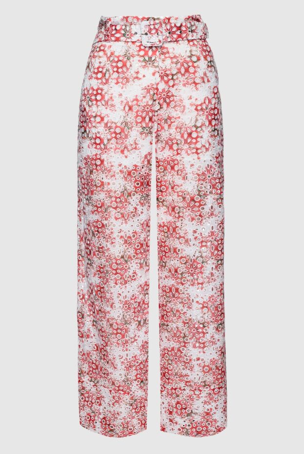 Charo Ruiz women's red floral print trousers 159564 - photo 1